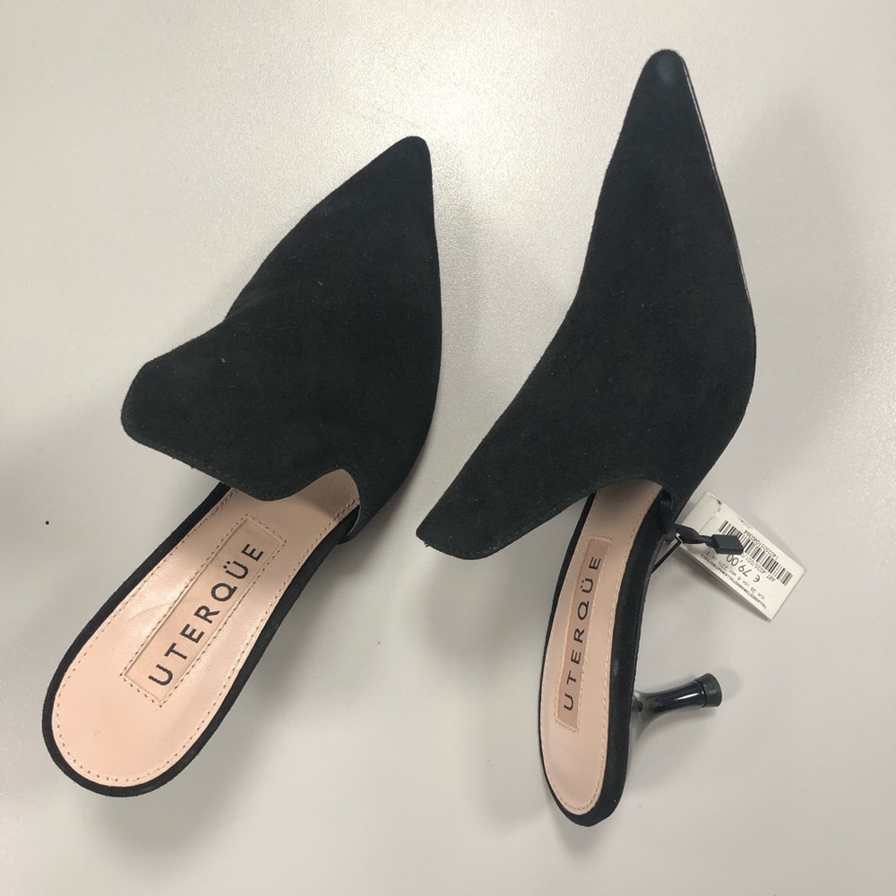 Uterque kitten mules- nwt